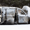 В Херсонской области пропали водитель и груз из Крыма, машина сожжена