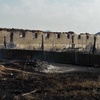 Огонь сжег в крымском селе 5 гектаров травы и склады