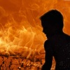 Военный спас ребенка на пожаре в крымском селе