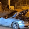 В Севастополе водитель трактора ковшом раздавил иномарку