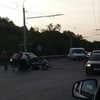 В Симферопольском районе столкнулись ВАЗ и мотоцикл