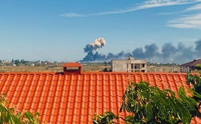 Крымская Новофедоровка сегодня вздрогнула от взрывов