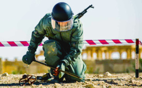 Военные собирают мины, лежащие между Крымом и Херсонской областью