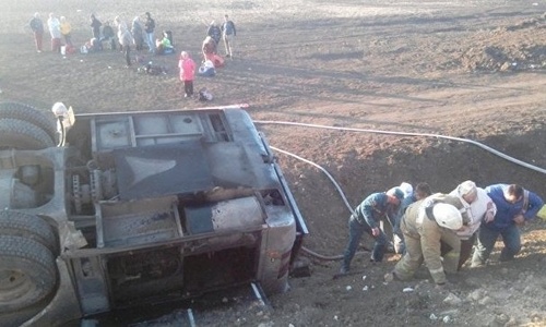 В ДТП под Керчью пострадало 16 человек