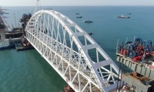 Киев ищет помощь для расследования стройки моста в Крым