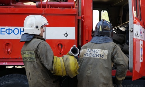 В Крыму из горящего общежития эвакуировали людей