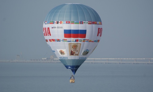 Ветер мог унести аэростат «Россия» в Черное море