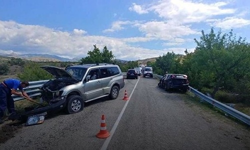 В аварии на крымской трассе пострадали 11 человек