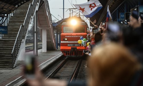 В Украине завели дело из-за поезда в Крым