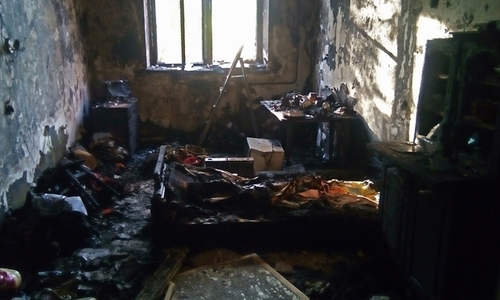 На пожаре в поселке под Феодосией сгорела пенсионерка