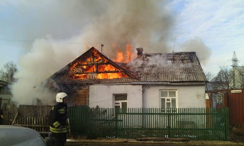 В Евпатории на пожаре погиб мужчина
