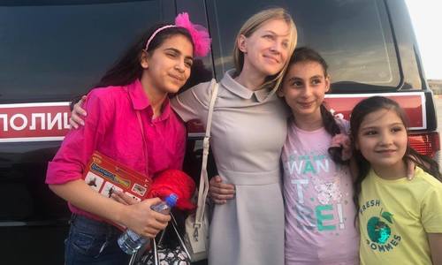 Поклонская привезла в Крым детей из Сирии