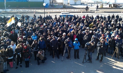В Севастополе прессу отводили от протестного пикета