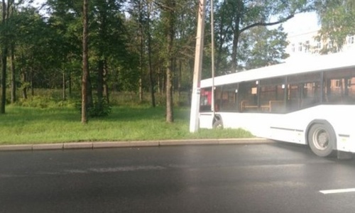 Под Петербургом столкнулись два автобуса, 9 человек пострадали