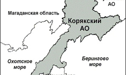 Где ао. Корякский автономный округ. Корякский автономный округ на карте. Корякский АО на карте России. Камчатская область и Корякский автономный округ объединение.