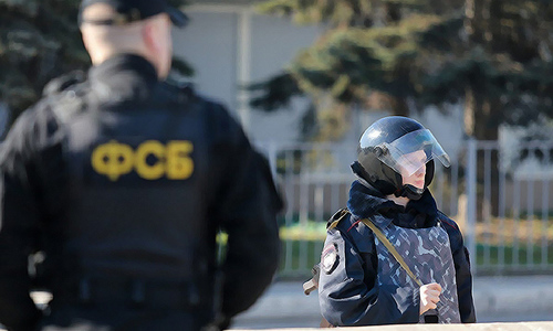 Крымское ФСБ усилило собственную оборону