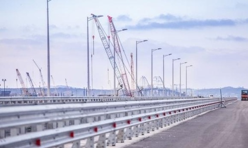 В Керчи меняется движение на автоподходе к мосту