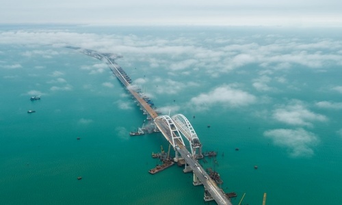 У строителей приняли готовую часть Крымского моста