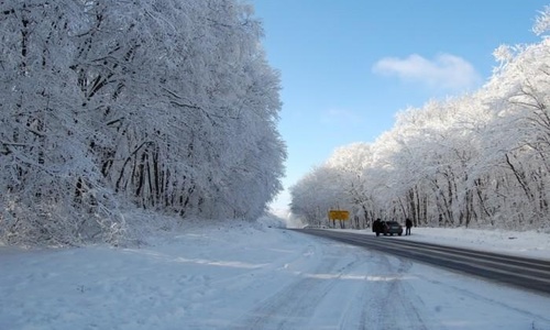 Крымчане на снег уже не жалуются