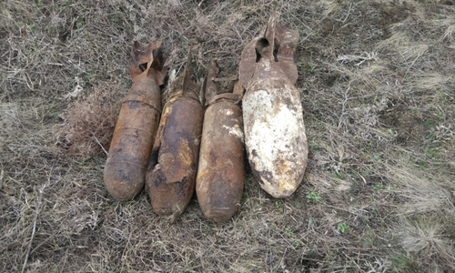 В поселке Ленинского района нашли четыре авиабомбы