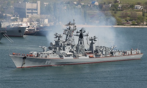 Сторожевой корабль «Сметливый» вернулся в Севастополь