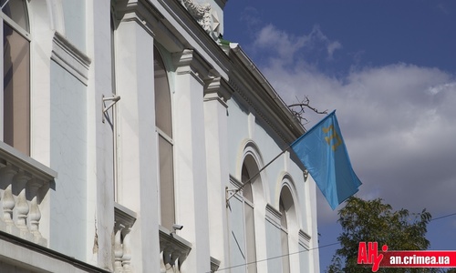 Со здания Меджлиса сняли украинский флаг. Видимо, в последний раз