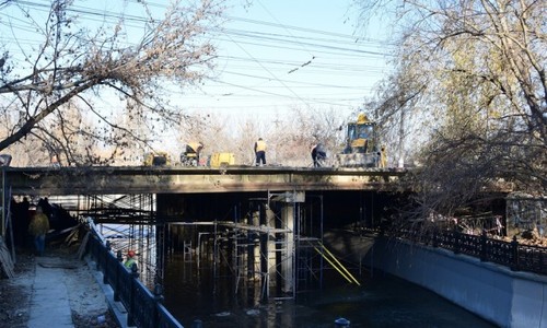 Мост на Гагарина откроют не раньше марта