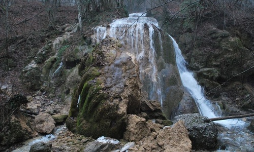 В Крыму рухнул уникальный водопад