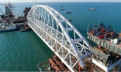 В рекламе компании из Франции нашли крымский мост