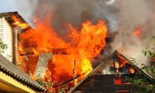 На пожаре в Феодосии умер неизвестный мужчина