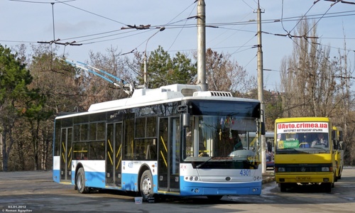 В Симферополе запущены новые троллейбусы