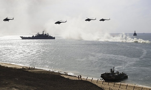 Крымские военные поймали «подводного диверсанта»