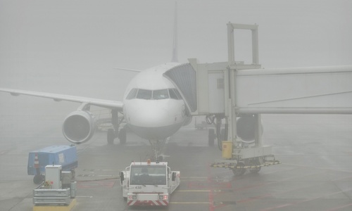 Непогода задержала рейсы в аэропорту Симферополя