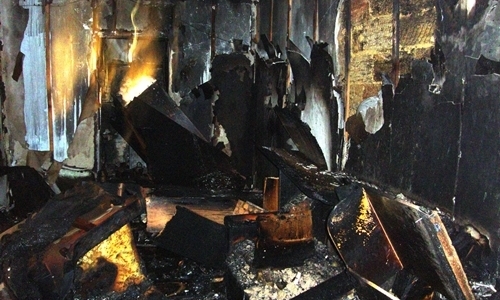 В Крыму огонь уничтожил жилой дом