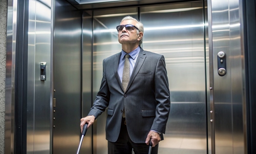 В Крыму даже слепой в лифте не ошибется этажом