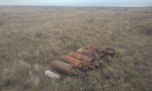 В крымском селе нашли еще 6 авиабомб времен войны