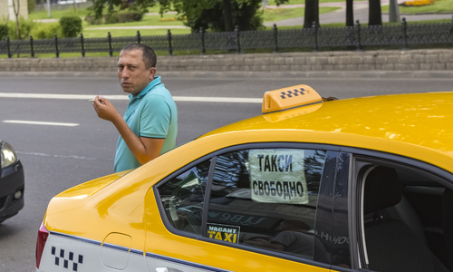 Таксисты Симферополя заработали на приезде Путина