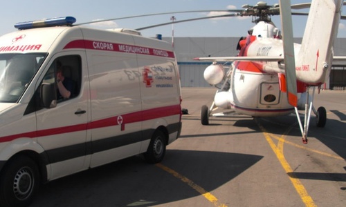 Больницы Крыма оборудуют вертолетными площадками