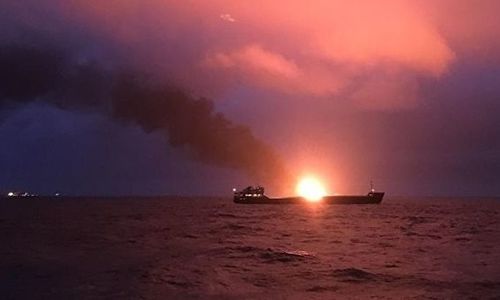 Погибших при пожаре в Керченском проливе оказалось 10