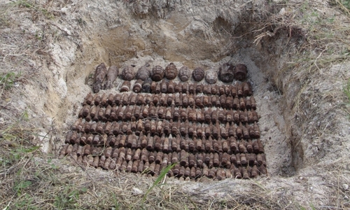 В Керчи взорвали почти 700 боеприпасов