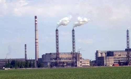 В Армянске на время закрыли завод «Крымский Титан»