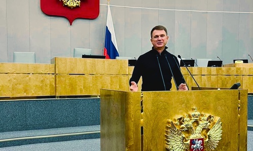 Леонид Бабашов примерил госдумовскую трибуну