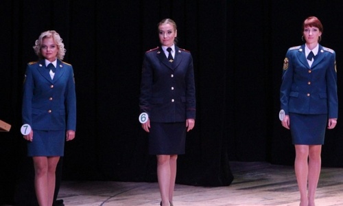 Крымские правоохранители дефилировали на конкурсе красоты