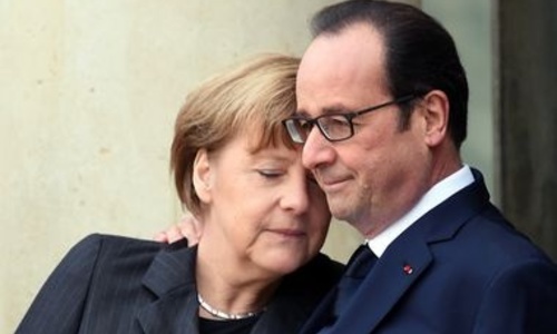 Олланд и Меркель узнали о крымском конфликте
