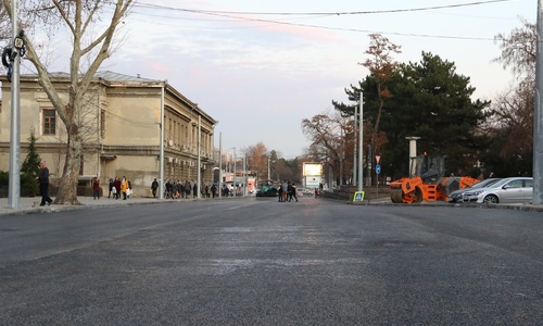 Улицу Невского наконец открыли. Пока без разметки