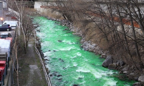 Река в Ялте могла позеленеть от обычного красителя