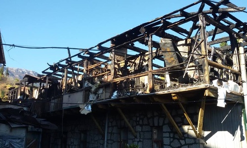 Пожар в Кореизе лишил людей жилья