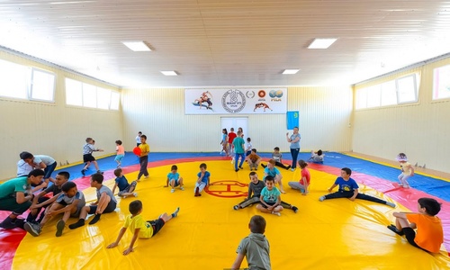 В Бахчисарае открылся спортзал для борьбы