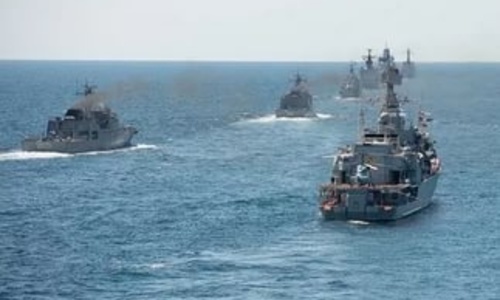 Корабли ЧФ проводят тренировки в бухте Севастополя