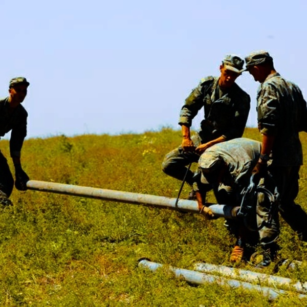 Военные заканчивают разбирать водовод «Белогорск-Симферополь»